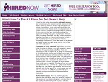 Tablet Screenshot of hired-now.net